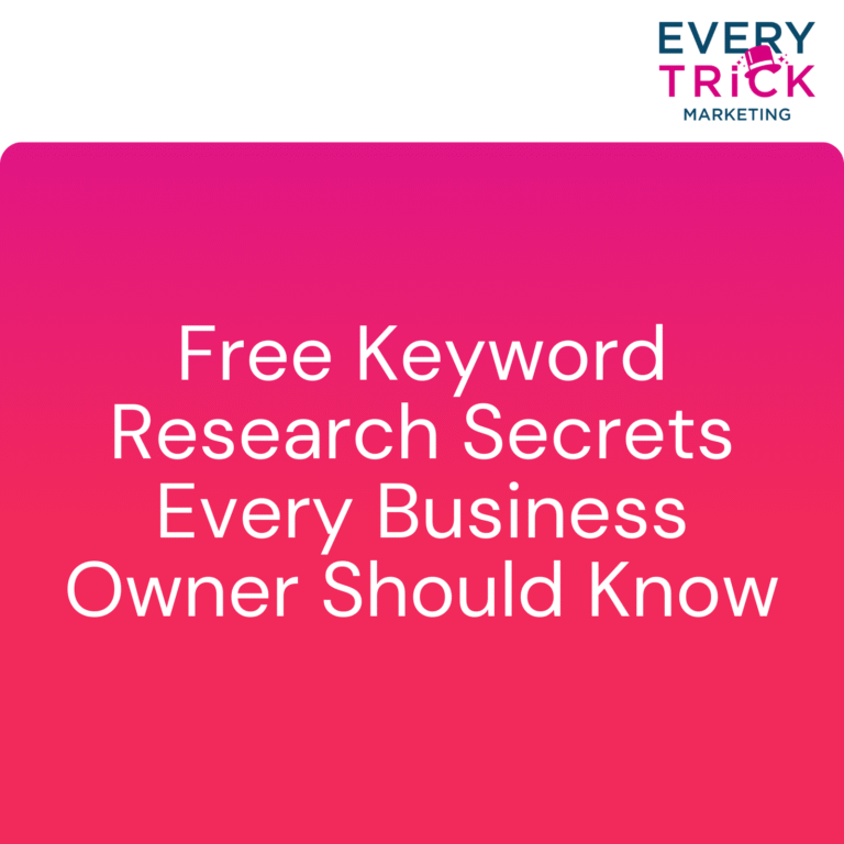 Free Keyword Research Secrets Every Business Owner Should Know