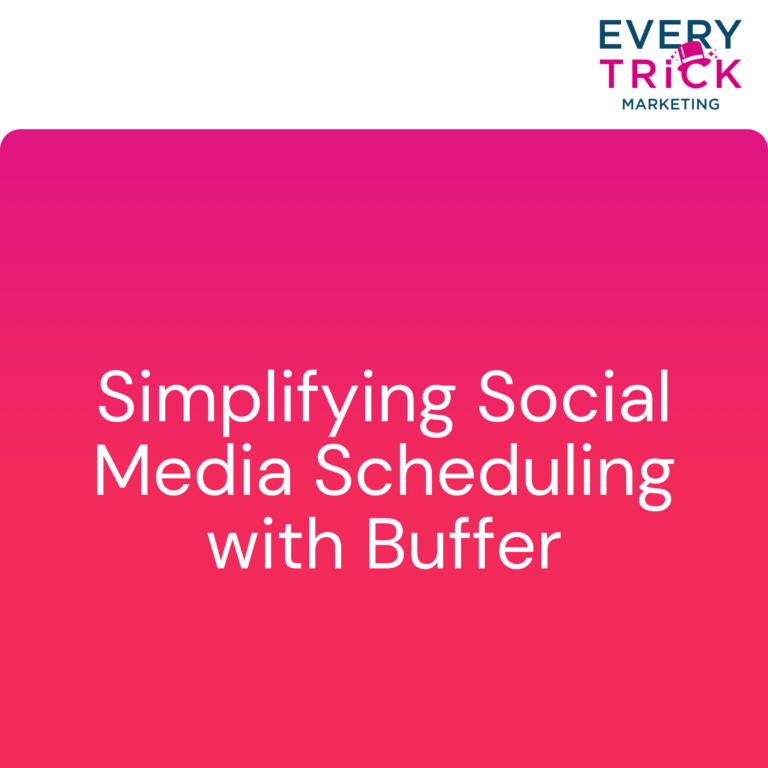 Simplifying Social Media Scheduling with Buffer